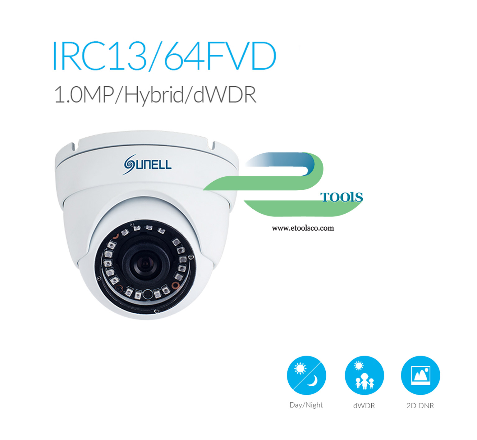 دوربین مداربسته سانل SN IRC13/64FVDB 801AHD-2.8 mm